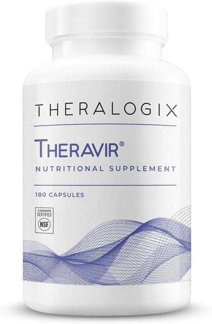Theralogix Theravir Apoyo Inmunitario - 180 – Vitamina C: contribuye al funcionamiento normal del sistema – Image 1