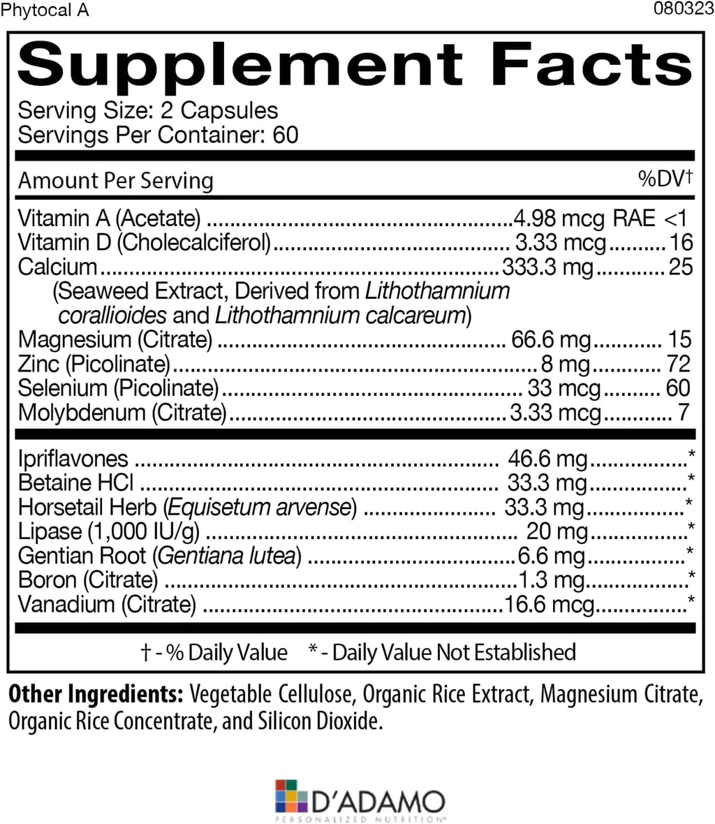 D'Adamo Personalized Nutrition - Optimal Health Stack (Blood Type A)