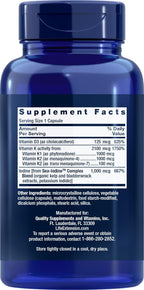 Life Extension Vitaminas D y K con Yodo Marino, 90 Cápsulas