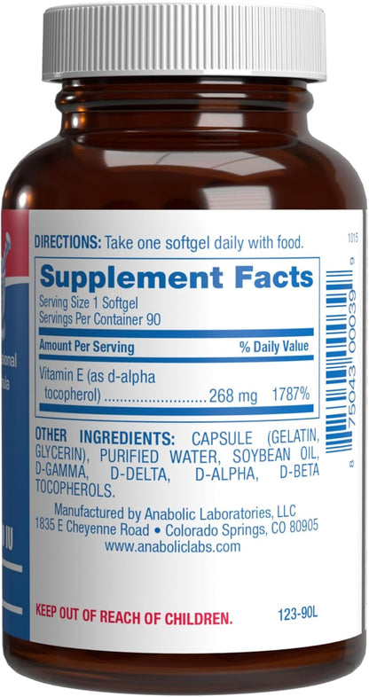 Vitamina E 400 UI - Fórmula Clínica Natural – El funcionamiento normal del sistema inmunitario – Image 2