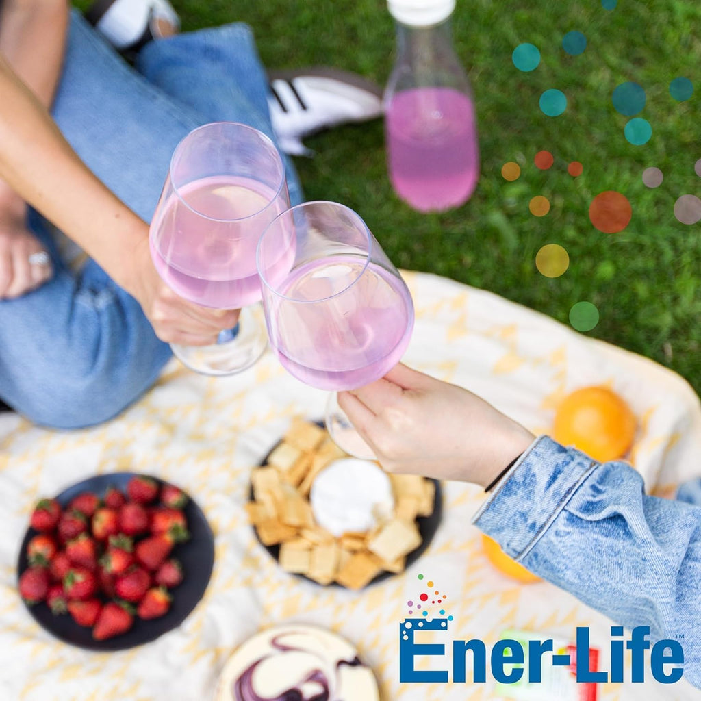 Ener-B+ Mezcla Multivitamínica Sin Azúcar para Bebida - Limonada de Frambuesa, 30 unidades