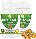 Shallaki (Boswellia serrata) Cápsulas - Pack de 2 x 60 Cápsulas de 500 mg