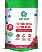 BioTrust Eternal Reds - Polvo de Superalimentos Rojos, 30 Dosis