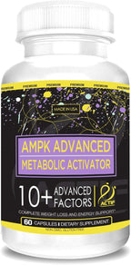 Actif AMPK Advanced Metabolic Activator con 10 Factores, 60 Cápsulas