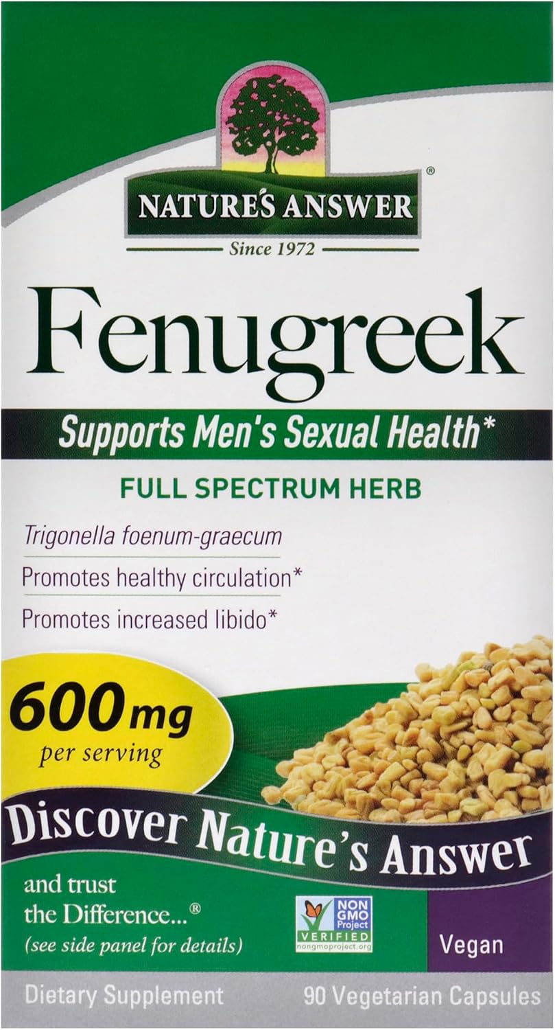 Nature's Answer Fenugreek Seeds - 90 Tablets