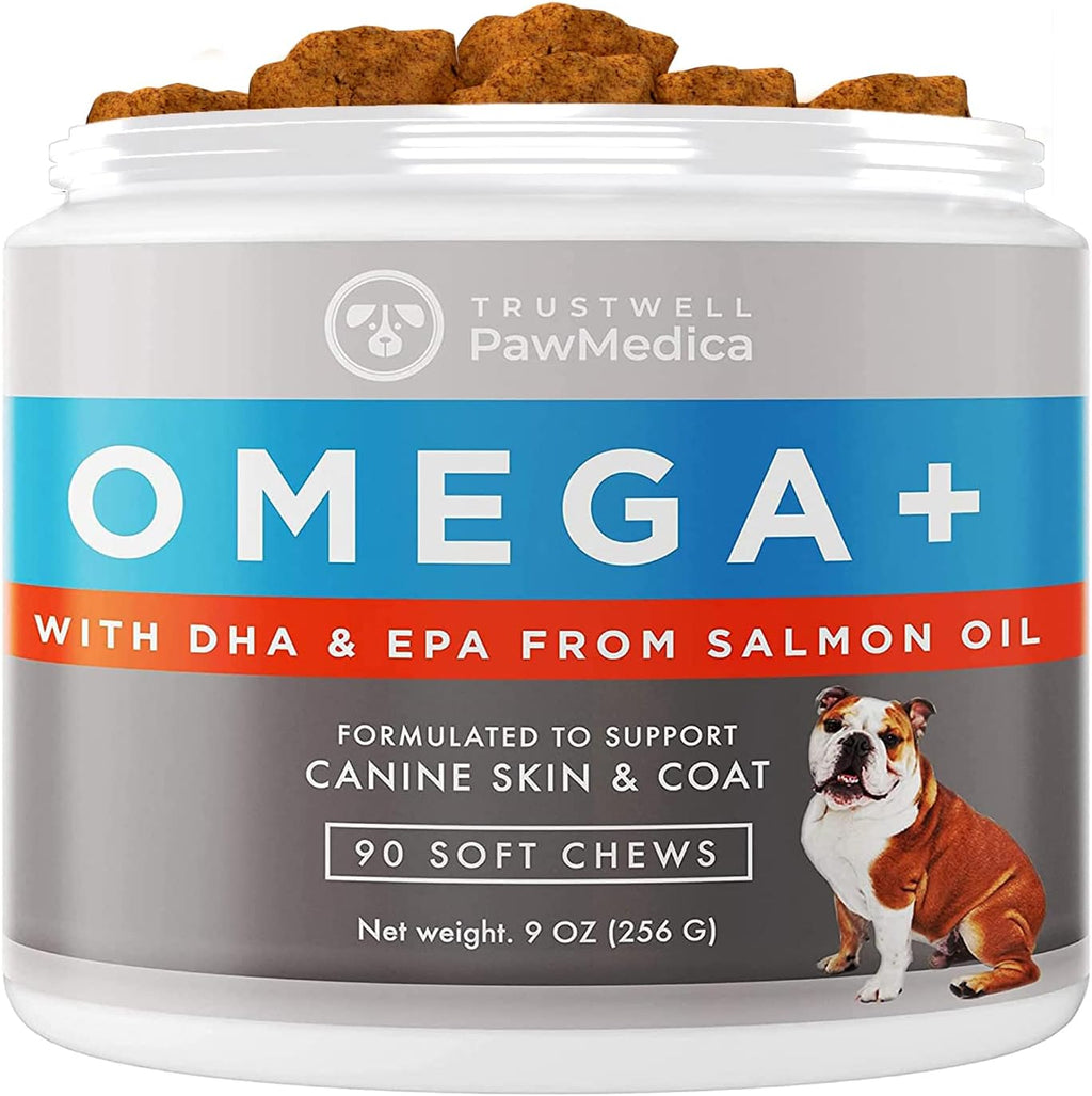 PawMedica Omega 3 para Perros - Suplemento de Piel y Pelaje con Aceite de Pescado