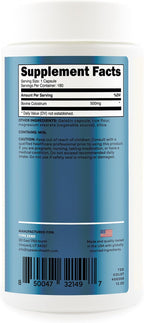 Type Zero Suplemento de Calostro Bovino (500mg) 180 Cápsulas