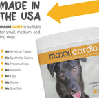 maxxicardio Heart Support para Perros Pequeños – Taurina, L-Carnitina, Espino, Ginkgo – Polvo 3.2 oz