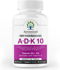 NatureGenX ADK10 – Vitaminas A, D3 y K2 MK-7 (90 Cápsulas)