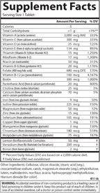 Carlson Super 1 Daily Multivitamínico Vegetal - 120 Comprimidos