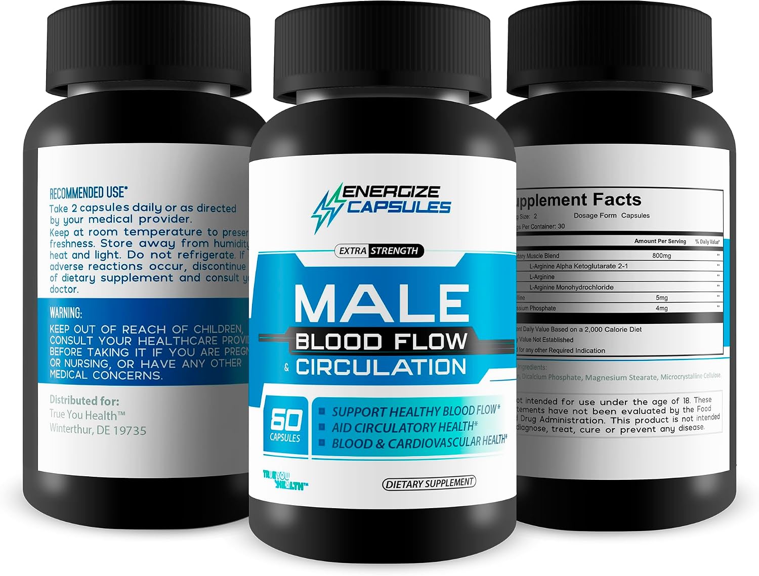 Energize Capsules - Apoyo a la Circulación Sanguínea para Hombres