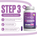 PRONENE Memory Plan: 3 Pack - Multivitamínico Matutino, Probiótico y Suplemento para el Sueño Profundo