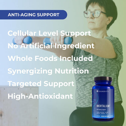 Youngevity Imortalium® - Salud de los Telómeros, Fucoxantina, Mezcla de Carotenoides, Mezcla de Fucoidano, MSM, Glutatión, – Image 4