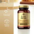 Solgar GABA 500 mg, 50 Cápsulas Vegetales
