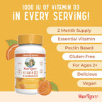 Gominolas de Vitamina D3 de MaryRuth's 1000 UI - 60 Gominolas Veganas