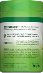 Complejo de Vitamina K2 MK7 con D3 | 100 mcg | 50 Cápsulas Blandas | Nature's Truth