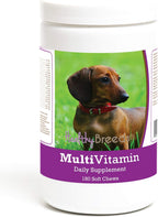 Healthy Breeds Dachshund Multivitamin Soft Chew para Perros - 180 Golosinas Blandas