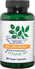 Vitanica NAC-PEA Extra, Vegano, 90 Cápsulas