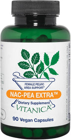 Vitanica NAC-PEA Extra, Vegano, 90 Cápsulas