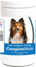 Healthy Breeds Shetland Sheepdog Multivitamínico Todo en Uno Masticables Blandos 120 uds.