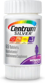 Centrum Silver Mujeres Multivitamínico para Mujeres 50 Plus - 65 Comprimidos