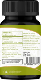 ORGANIC SPREE Comprimidos de Amla Orgánica - 1200 mg por ración - 120 comprimidos (Pack de 3)