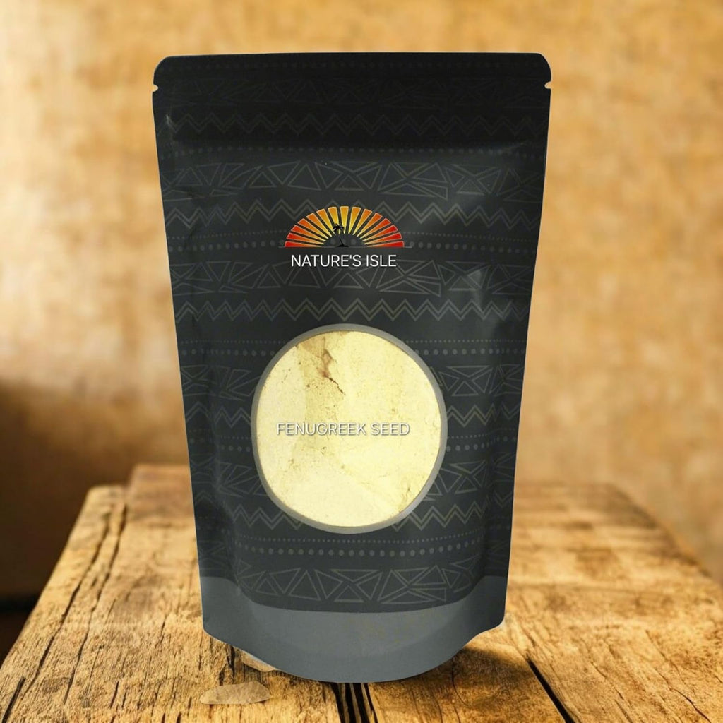 Polvo de Semillas de Fenogreco (Trigonella foenum-graecum) - 454 g - Grado Premium Kosher - Herbal Island