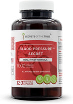 Secrets of the Tribe - Blood Pressure Secret, Fórmula para la Circulación Saludable, Mezcla de Suplementos Herbales (60 Cápsulas)
