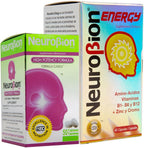 Neurobion Energy + Alta Potencia: Vitaminas B1, B6, B12 + Zinc con Aminoácidos