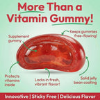 Human Beanz Vitamin D3 Jelly Bean Gummies para Niños, 25mcg/1000 UI, 120 Gominolas Sabor Fresa
