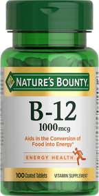 Nature's Bounty Vitamina B12 1000 mcg, 200 tabletas