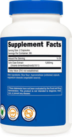 Nutricost Uña de Gato 1000mg, 120 Cápsulas Vegetales - Sin OGM y Sin Gluten