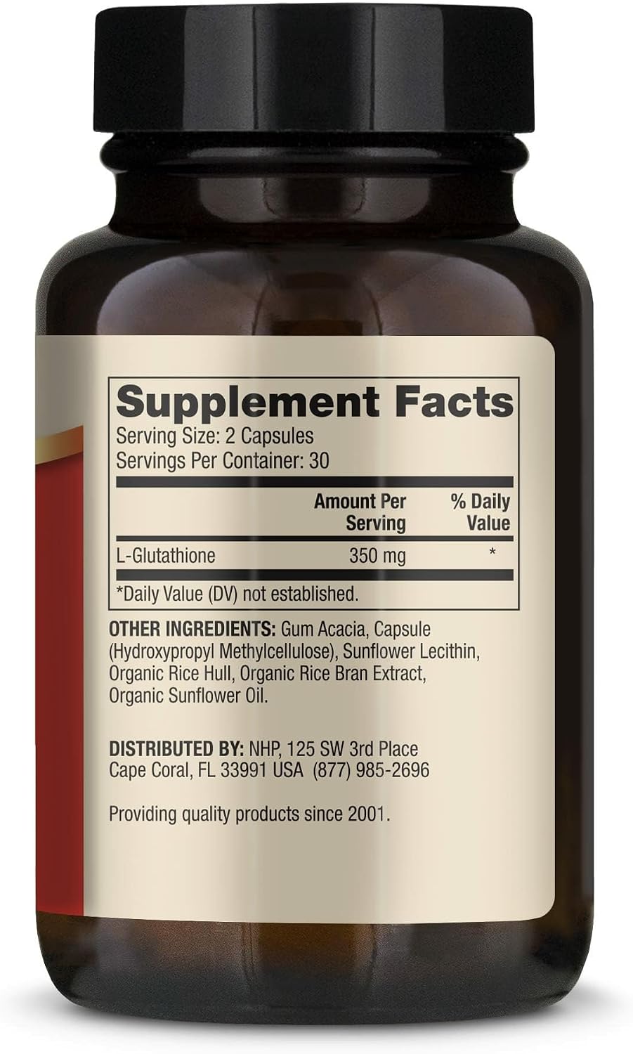 Dr. Mercola Glutatión Liposomal - 350 mg por Ración - 60 Cápsulas