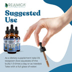 Rejuvica Health BladderPro - Suplemento de Apoyo para la Vejiga para Hombres y Mujeres - Fórmula Líquida de Absorción Mejorada con Semilla de Calabaza, Uva Ursi, Vara de Oro y Más