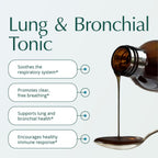 Natura Health Products Tónico Pulmonar y Bronquial - Extractos de Gordolobo, Tomillo, Fenogreco, Lobelia y Llantén (118 ml)