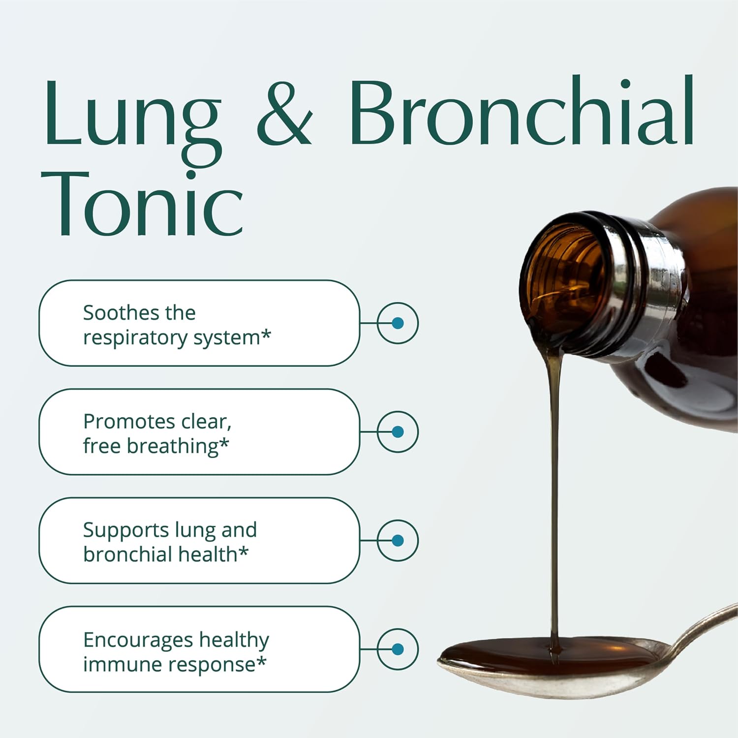 Natura Health Products Tónico Pulmonar y Bronquial - Extractos de Gordolobo, Tomillo, Fenogreco, Lobelia y Llantén (118 ml)