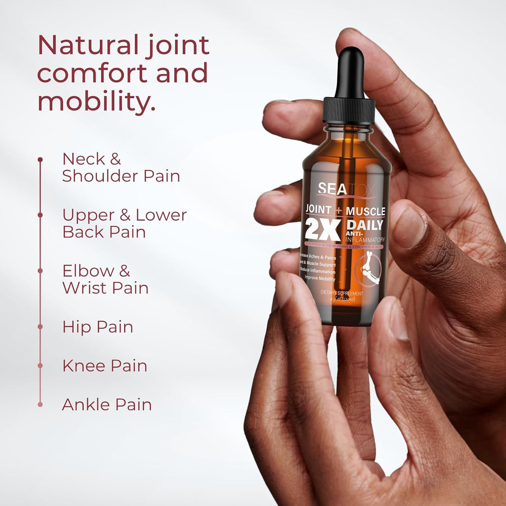 SeaTox Joint + Muscle Liquid Support - Complemento Líquido para Articulaciones y Músculos