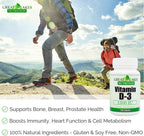 Great Lakes Nutrition Vegan Vitamin D3, 1500 IU, 100 Capsules