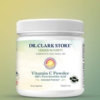 Dr. Clark Vitamina C en Polvo – Ácido Ascórbico Puro, 454 g