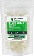 XPRS Nutra Cápsulas Vacías de Liberación Retardada Tamaño 2 - 500 Unidades - Cápsulas Veganas Transparentes para Rellenar - Píldoras Vegetarianas DIY - Cápsulas de Gel Vegetal para Suplementos Caseros