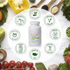 ULULIFE Ultimate Multivitamin: Vegano, Sin Hierro, 540 Cápsulas (Pack de 3)