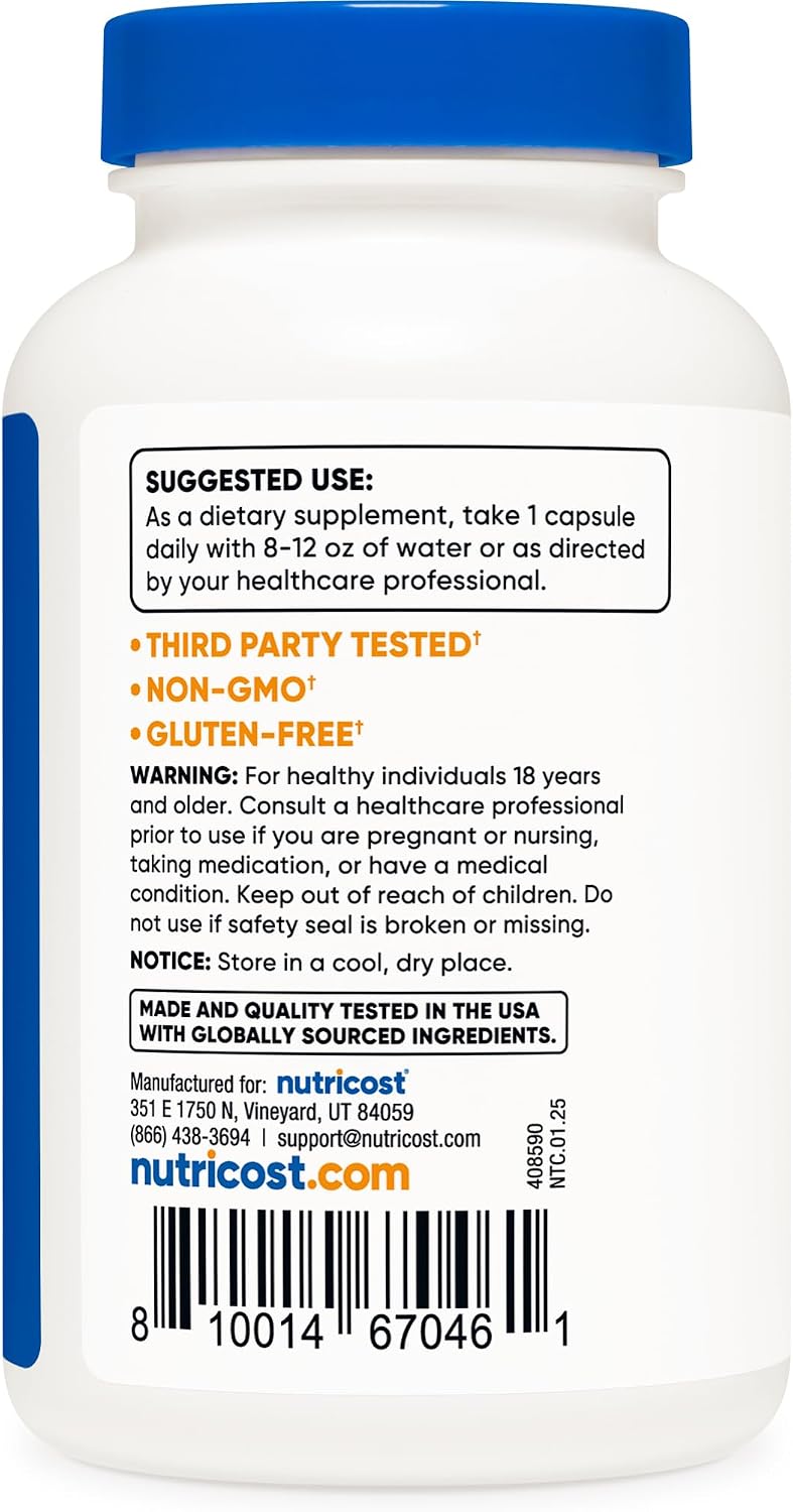 Nutricost Extracto de Mirra - 120 Cápsulas, Sin Gluten, Vegetariano, No-OGM