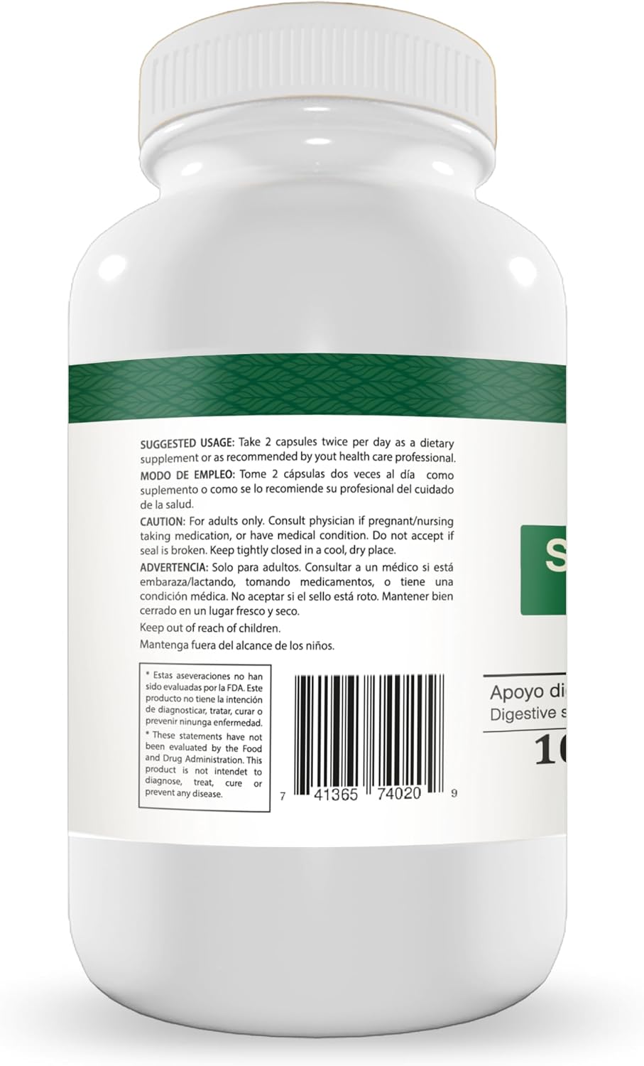 Super Gastrizan Nature Health - Cápsulas con Inca Muña, Uña de Gato, Menta, Culen, Romero y Manzanilla, Apoyo Digestivo Natural (Pack de 2)