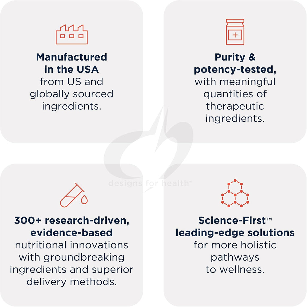 Designs for Health DFH Complete Multi with Copper - Complejo Multivitamínico y Mineral con Folato, 1000 UI Vitamina D, Vitaminas para el Apoyo Inmunitario - Multivitamínico sin Hierro (120 Cápsulas)