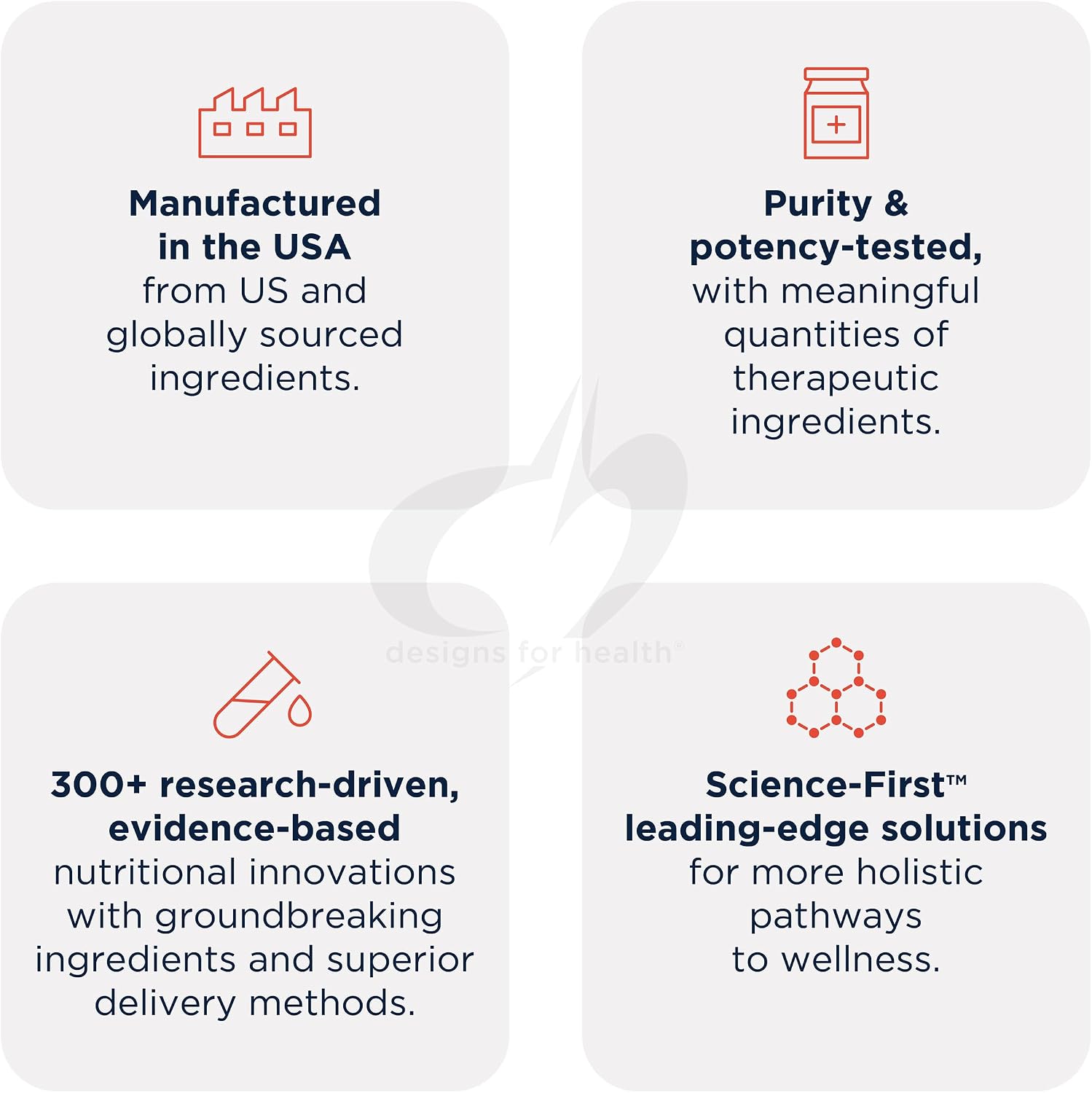 Designs for Health DFH Complete Multi with Copper - Complejo Multivitamínico y Mineral con Folato, 1000 UI Vitamina D, Vitaminas para el Apoyo Inmunitario - Multivitamínico sin Hierro (120 Cápsulas)