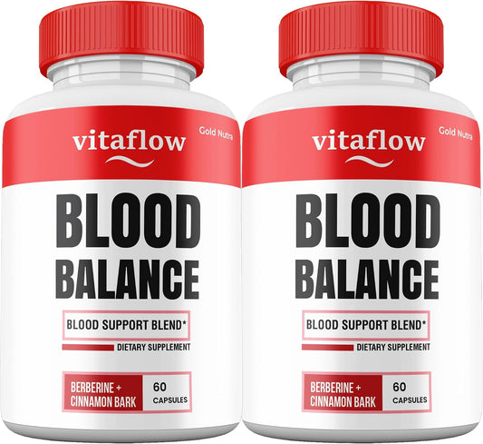 (2 Pack) VitaFlow Cápsulas, Complemento Alimenticio, Máxima Potencia, Ingredientes Naturales