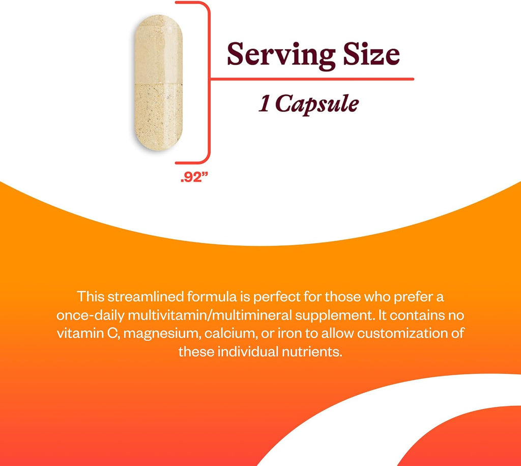 Seeking Health Multivitamin One - Multivitamínico con zinc, B12 y A - 45 cápsulas