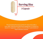 Seeking Health Multivitamin One - Multivitamínico con zinc, B12 y A - 45 cápsulas