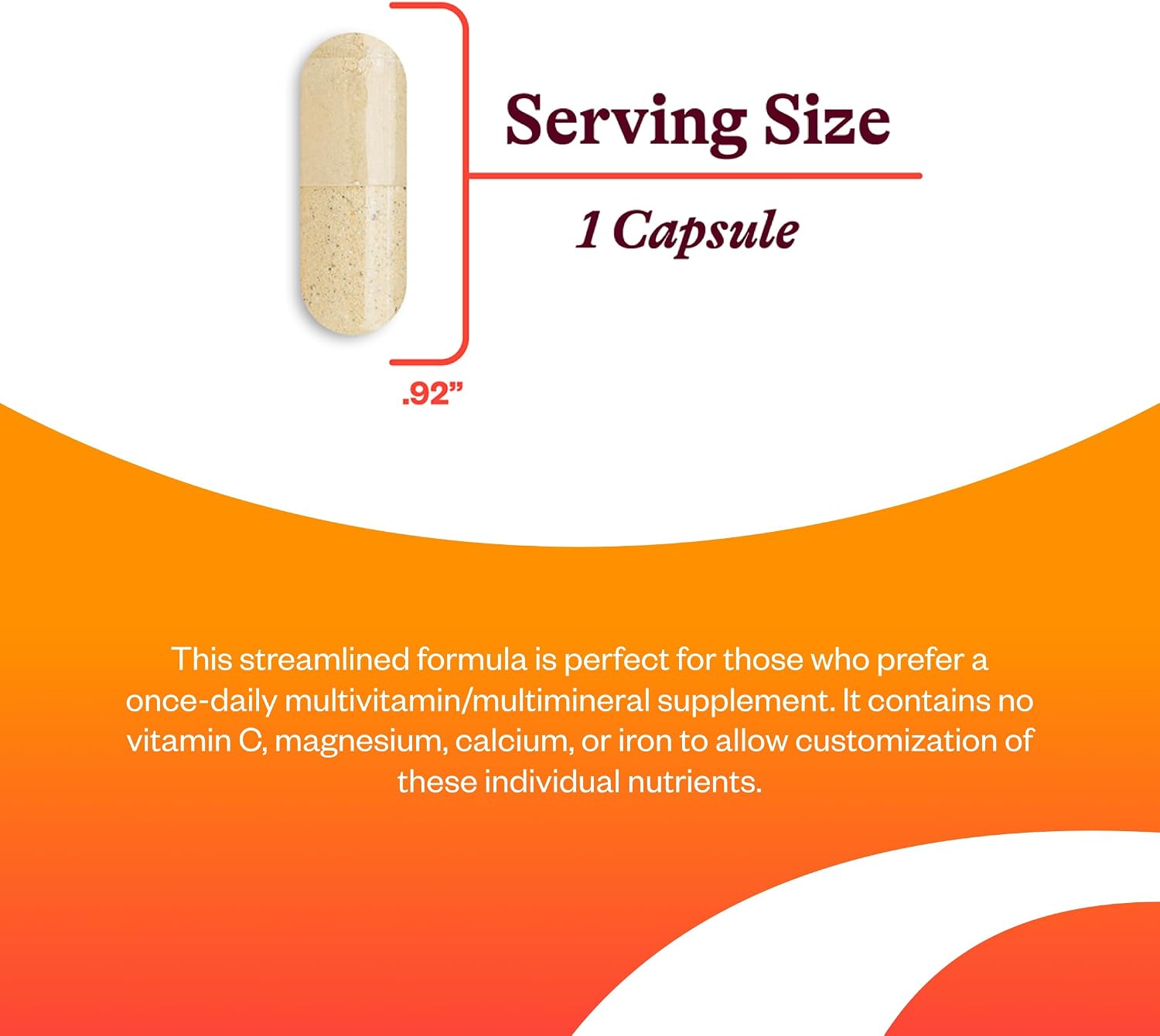 Seeking Health Multivitamin One - Multivitamínico con zinc, B12 y A - 45 cápsulas
