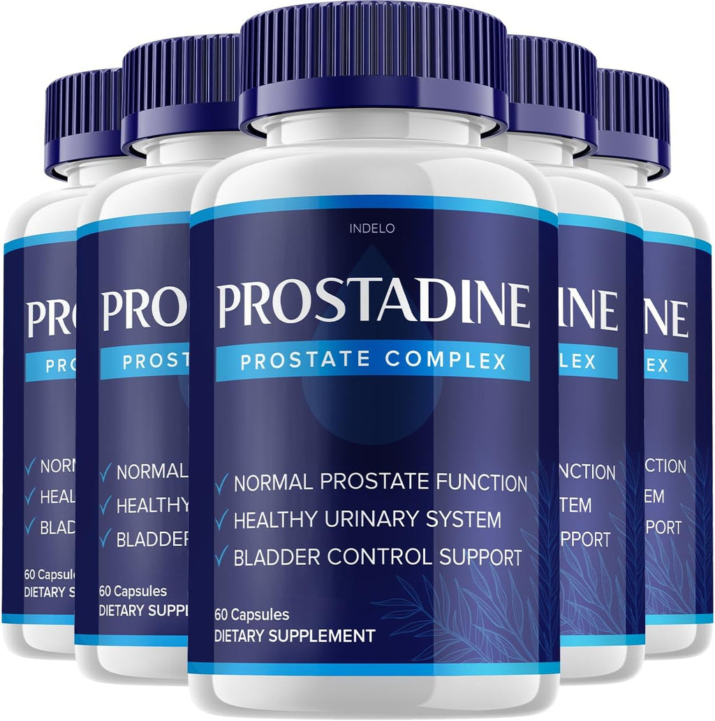 Prostadine Cápsulas (5 Pack) - Fórmula Oficial de Máxima Potencia - 300 Cápsulas
